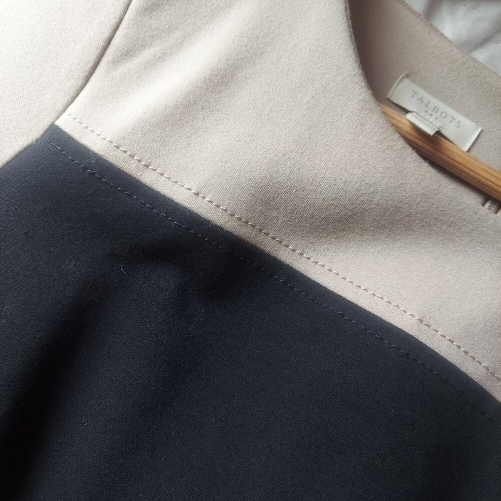 Talbots Black and Tan Dress - Picture 5 of 5